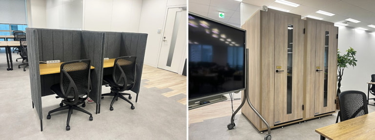 ワイズ 本社 ワークスペース、シンプル・ミニマル